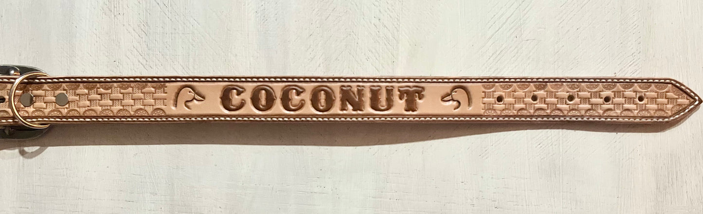 Custom Handcrafted Leather Dog Collars