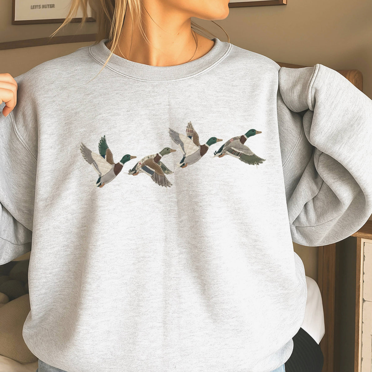 Gray Mallard Sweatshirt