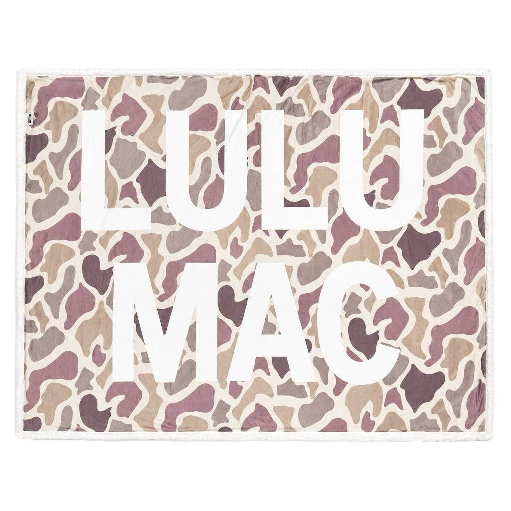 Lulu Mac Camo Blanket