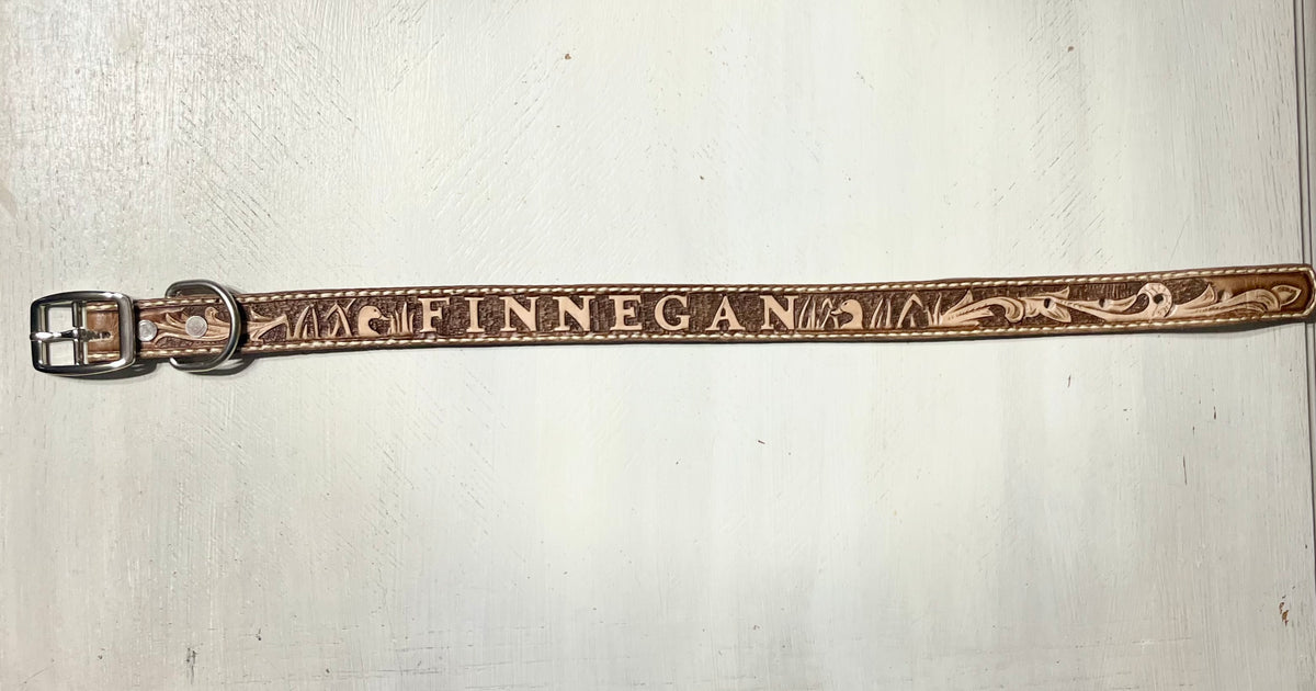 Custom Handcrafted Leather Dog Collars